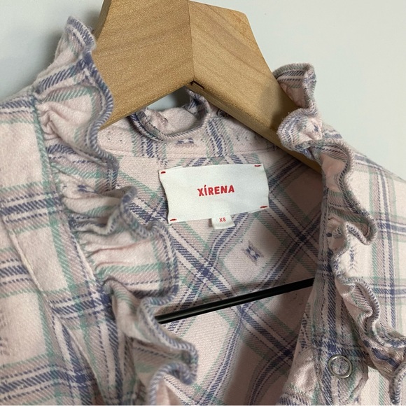 Xirena Jensen Plaid Flannel Snap Button Shirt - Picture 8 of 13